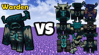 Warden VS New AND Unusual WARDENS ⭐ EPIC BATTLES Minecraft Bedrock [upl. by Nelleh]