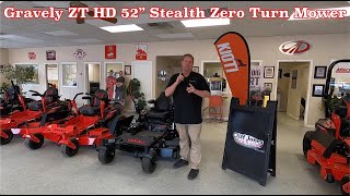 Gravely 991271 ZT HD 52 Stealth Kawasaki® FR691V Zero Turn Lawn Mower [upl. by Ik]