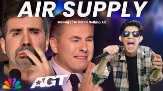 Americas Got Talent Golden Buzzer  Amazing Voice Very Extraordinary Singing The Song Air Supply [upl. by Ttessil]