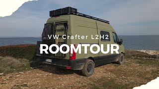 VW CRAFTER ROOMTOUR L2H2 CAMPER OFFROADCAMPER VANLIFE [upl. by Ulund]