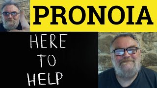 🔵 Pronoia Meaning  Pronoia Examples  Pronoia Definition  Psychology Pronoia [upl. by Cinelli]