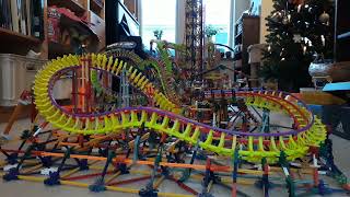 Knex eurofighter coaster full circuit testing [upl. by Housen320]