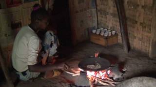 Family life and coffee ceremony preparation in Sidamo mountains Ethiopia [upl. by Xylina199]