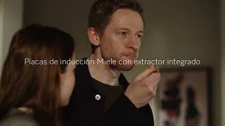 Placa de inducción Miele con extractor integrado  Una vez Miele siempre Miele [upl. by Aryek]