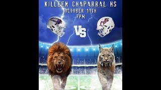 High School Football  Leander Lions at Chaparral Bobcats  10112024 [upl. by Housen]