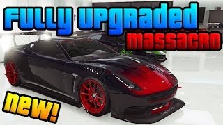 GTA Online New High Life DLC Sports Car  Fully Upgraded quotMassacroquot GTA V High Life DLC [upl. by Wappes]