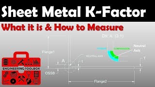 Sheet Metal KFactor What it is amp How to Measure [upl. by Artemus62]