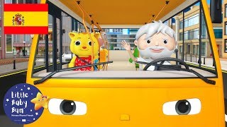 Canciones Infantiles  Las Ruedas del Autobús P 17  Dibujos Animados  Little Baby Bum en Español [upl. by Christen]