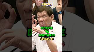 DUTERTE VS HONTIVEROS EPISODE 01 philippines congress hearings [upl. by Bachman]