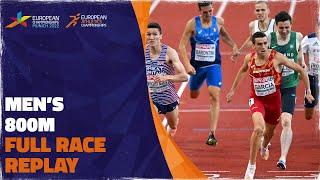 Mens 800m Final  Munich 2022  Mariano Garcia [upl. by Morez]