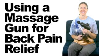 How to Use a Percussion Massage Gun for Back Pain Relief [upl. by Bowes]