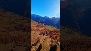 Autumn in Switzerland🍂🍁 Drone Video fpv graubünden travel [upl. by Hedvige]