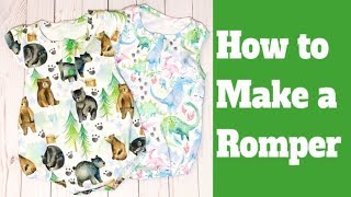 HOW TO MAKE A BABY ROMPER [upl. by Adiasteb]