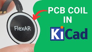 20 How to make PCB Coil in KiCad ft Carl Bugeja PCB Coil [upl. by Nilauqcaj]