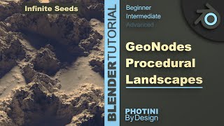 Geometry Node Terrain Generator  Blender Tutorial [upl. by Lenrow]