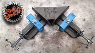 Como Hacer una Prensa Esquinera para Soldar  Homemade Angle Clamp [upl. by Kaycee]