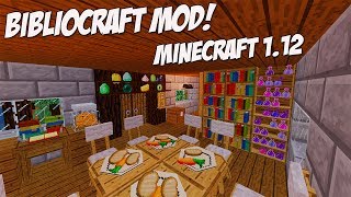 Minecraft 112 Biblocraft Mod Spotlight Potion Racks Tables amp Chairs [upl. by Oberg]