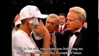 Marco Antonio Barrera vs Erik Morales II Post Fight Interview [upl. by Ettenim]