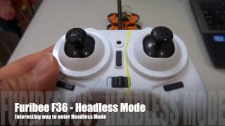 Furibee F36  How to Headless Mode [upl. by Noillid794]