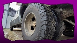 Duramax Dually Tire Update BF Goodrich KO2 All Terrain After 2 Years [upl. by Rebmyt7]