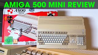 Amiga A500 Mini Full Review  Every Game Demos amp Workbench [upl. by Margherita]