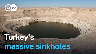 Why are there suddenly huge sinkholes in Anatolia  Focus on Europe [upl. by Aiehtela]