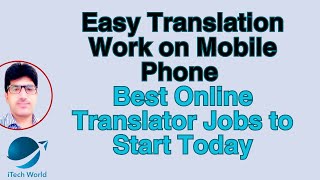 Best Online Translator Jobs to Start Today  Work from Anywhere  HighPaying Translator Jobs [upl. by Nelsen]