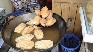 Khaja Sweet Recipe  How to make Khaja in Indiyan Style  Street Food in Bangladesh [upl. by Oibesue]