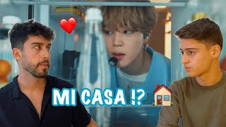 FIESTA DE PIJAMAS CON BTS 😏 Reaccionando a HOME  The Tonight Show Starring Jimmy Fallon [upl. by Aiki]