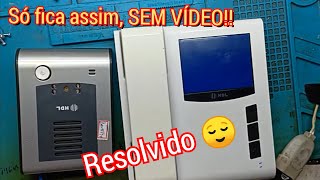 interfone HDL porteiro eletrônico sem vídeo tela azul as vezes volta e some esse foi difícil 😂👍🏼 [upl. by Carrew]