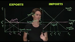 Imports and Exports in the market diagram [upl. by Booth700]