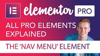 The Navigation Menu Tutorial  Elementor Pro [upl. by Yvan]