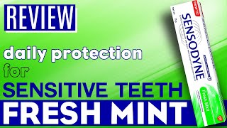 Sensodyne Fresh Mint Toothpaste Sensodyne Toothpaste Review Sensodyne Toothpaste Mint Oralcare [upl. by Anital]