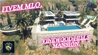 FiveM Mlo  Vinewood Hills Mansion Villa MLOs Gang Mansions and Beautiful Interiors Fivem Mania [upl. by Devlen]