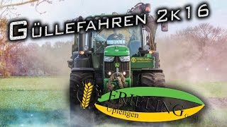 Gülle FahrenFrieling Lohnunternehmen John Deere Claas und Zunhammer [upl. by Amol610]