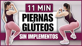 PIERNAS TONIFICADAS Y GLÚTEOS GRANDES  RUTINA DE EJERCICIOS EN CASA SIN PESAS  NatyGlossGym [upl. by Ynobe]