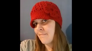 How to Crochet a Hat  Newsboy Hat Tutorial [upl. by Pentheam465]