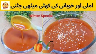 Imli Our Khubani Ki Khatti Mitthi Chatni By khana pakao G  Dry Apricot amp Tamarind Sauce [upl. by Lillian38]