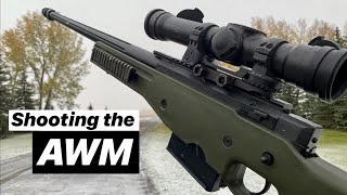 Shooting the AWM  PUBG Guns in Real Life [upl. by Haily]