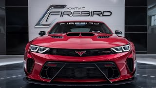 New 2025 Pontiac Firebird Muscle Car Finally Revealed  FIRST LOOK [upl. by Nonnerb578]