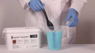 How to mix  prepare PERAsafe Sterilant powder [upl. by Ynafit615]