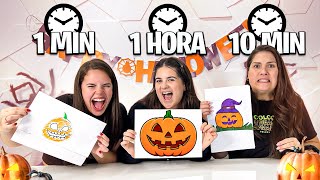 1 MINUTO 10 MINUTOS OU 1 HORA BATALHA DE DESENHOS DE HALLOWEEN [upl. by Myo]