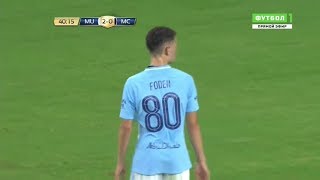 Phil Foden vs Manchester United ► Debut for Manchester City ► 20072017 [upl. by Arek]