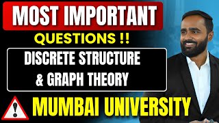 MOST IMPORTANT QUESTIONS  DISCRETE STRUCTURE amp GRAPH THEORY  MUMBAI UNIVERISTY  PRADEEP GIRI SIR [upl. by Namas]