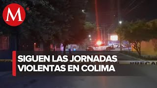 Jornada violenta en Colima deja como saldo dos personas ejecutadas tres heridas y un detenido [upl. by Nwahsd]