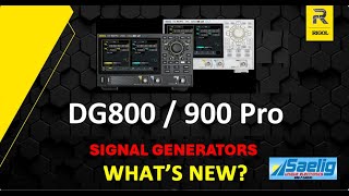 Rigol DG800900 Pro AWG SIgnal Generators from Saelig [upl. by Middleton]