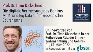 Prof Dr Timo Dickscheid • brainWEEK  Die digitale Vermessung des Gehirns [upl. by Ferrand]