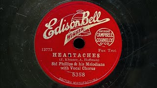 Heartaches  Sid Phillips amp his Melodians  EDISON BELL 1932 [upl. by Sakram]