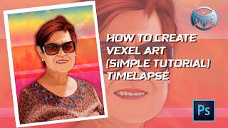 VEXEL ART SPEED ART TIMELAPSE TUTORIAL [upl. by Alesig]