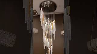 Led crystal ceiling lights for restaurant decoration shorts [upl. by Kapor121]